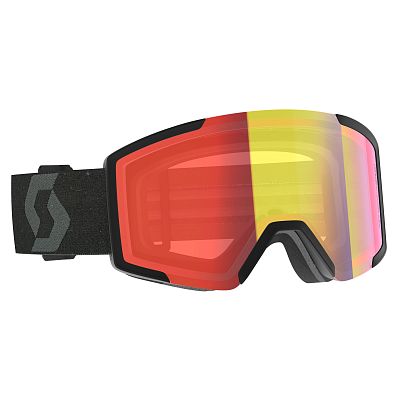 Превью Горнолыжная маска Маска горнолыжная SCOTT Shield LS Mineral Black/Red Chrome (277836-7413341)